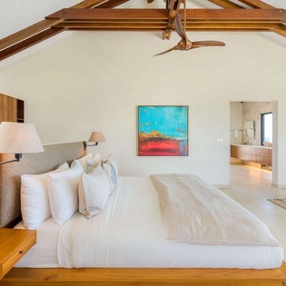 Bedroom at PIE AMA, Hillside/Baie Rouge, St. Martin