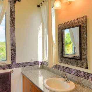 Bathroom at AXA BES, Blowing Point, Anguilla