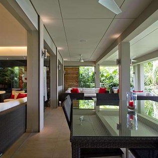 Dining Room at WV CML, Camaruche, St. Barthelemy