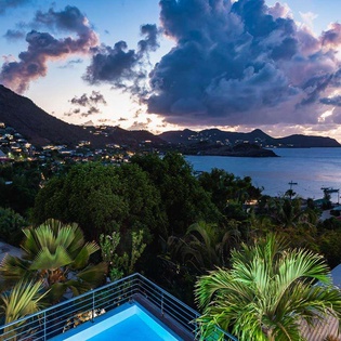 The view from WV LUZ, Camaruche, St. Barthelemy