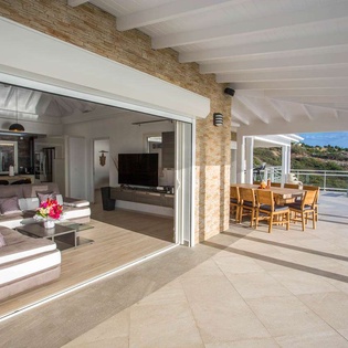 Living Room at WV CAO, Toiny, St. Barthelemy