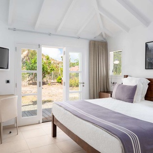 Bedroom at WV VNA, Vitet, St. Barthelemy