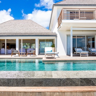 Villa Pool at WV BLE, Grand Cul de Sac, St. Barthelemy