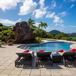 Villa Pool at WV ZEN, Pointe Milou, St. Barthelemy