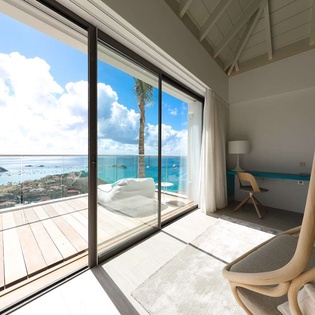 Bedroom at WV DZR, Colombier, St. Barthelemy