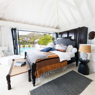 Bedroom at WV KAM, Marigot, St. Barthelemy