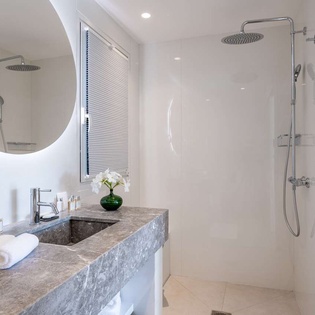 Bathroom at WV AIR, St. Jean, St. Barthelemy