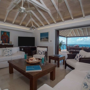 Living Room at WV GEA, Petite Saline, St. Barthelemy