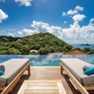 Deck at WV SAH, Corossol, St. Barthelemy