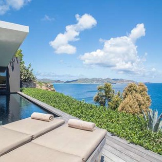 The view from WV LOV1, Pointe Milou, St. Barthelemy