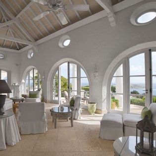 Living Room at WV JAY, Mont Jean, St. Barthelemy