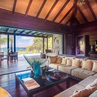 Living Room at WV EKA, Camaruche, St. Barthelemy