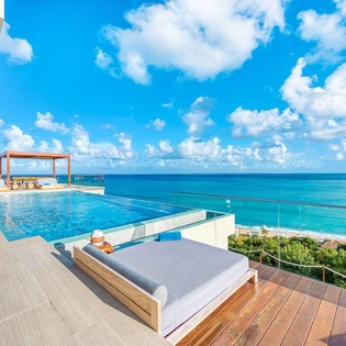 Deck at PIE AMA, Hillside/Baie Rouge, St. Martin