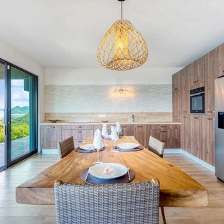 Kitchen at PIE AMA, Hillside/Baie Rouge, St. Martin
