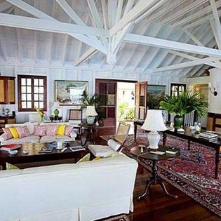 Living Room at DR VILLA, Gustavia, St. Barthelemy