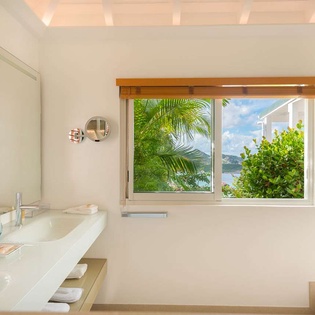 Bathroom at WV LLA, St. Jean, St. Barthelemy