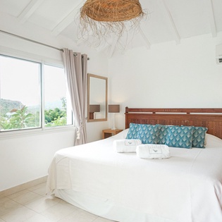 Bedroom at WV REL, St. Jean, St. Barthelemy