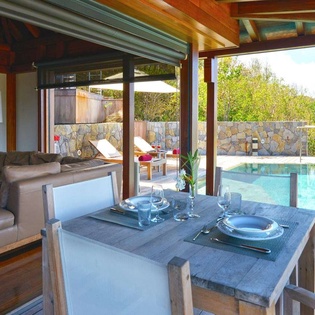 Dining Room at WV MJS, Flamands, St. Barthelemy