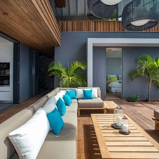 Deck at WV SAH, Corossol, St. Barthelemy