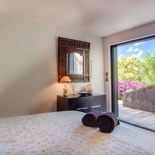 Bedroom at WV EKA, Camaruche, St. Barthelemy