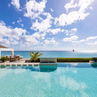 Villa Pool at PIE TNS, Beach Side/Baie Longue, St. Martin