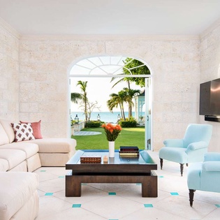 Living Room at PL CP, Grace Bay/Leeward, Turks & Caicos