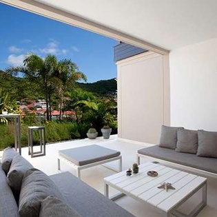 Living Room at WV MIL, Gustavia, St. Barthelemy