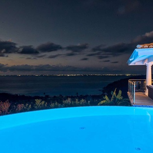 Villa Pool at PIE HAP, Mt. Choisy, St. Martin