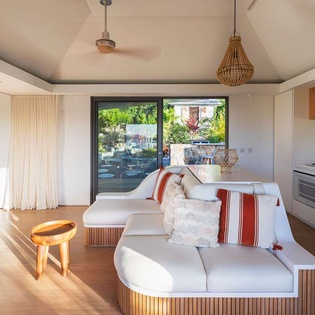 Living Room at WV CTH, St. Jean, St. Barthelemy