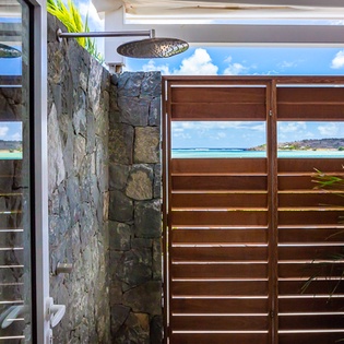 Bathroom at WV BLE, Grand Cul de Sac, St. Barthelemy