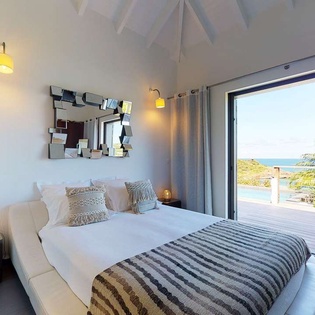 Bedroom at WV ITA, Lorient, St. Barthelemy