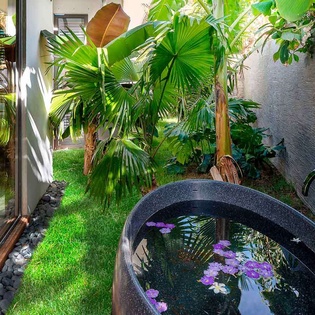 Bathroom at WV LER, Colombier, St. Barthelemy