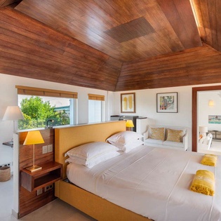 Bedroom at WV LLA, St. Jean, St. Barthelemy