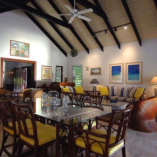 Dining Room at PIE BAI, Beach Side/Baie Longue, St. Martin