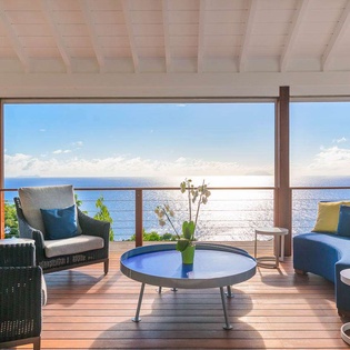 Terrace at WV MER, Gouverneur, St. Barthelemy