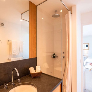 Bathroom at WV RIG, St. Jean, St. Barthelemy