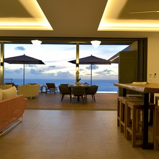 Living Room at WV EDU, Lurin, St. Barthelemy