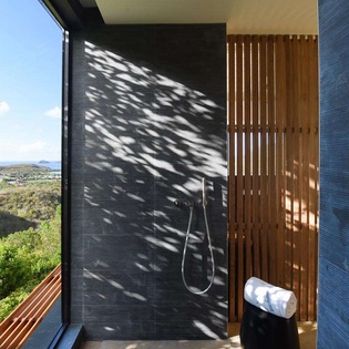 Bathroom at WV VES, Lurin, St. Barthelemy