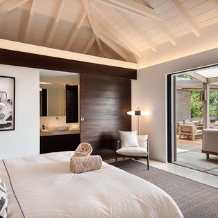 Bedroom at WV ONE, Colombier, St. Barthelemy