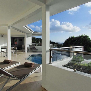 Terrace at WV ROS, Gustavia, St. Barthelemy