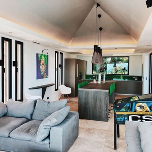 Living Room at WV JSA, Lurin, St. Barthelemy