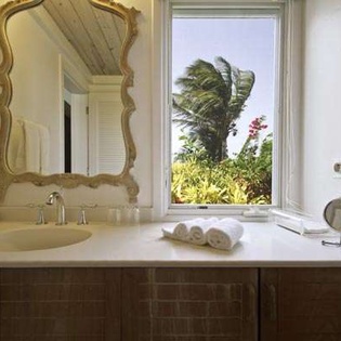 Bathroom at WV BEV, Mont Jean, St. Barthelemy