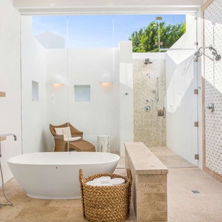 Bathroom at AXA SND, Long Bay, Anguilla