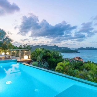 Villa Pool at WV ISI, St. Jean, St. Barthelemy