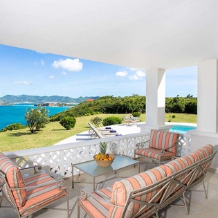 Terrace at PIE FAL, Hillside/Terres Basses, St. Martin