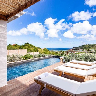 Terrace at WV APE, St. Jean, St. Barthelemy