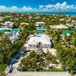 Aerial photo of TC SGR, Leeward, Turks & Caicos