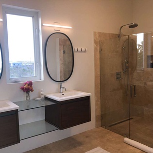 Bathroom at AXA RRO, Blowing Point, Anguilla
