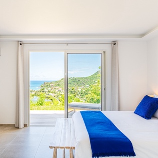 Bedroom at WV VOB, St. Jean, St. Barthelemy