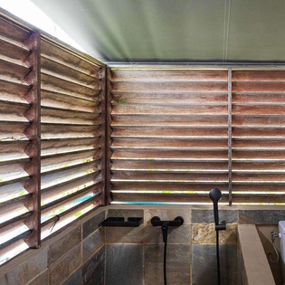 Bathroom at WV BSN, Lurin, St. Barthelemy